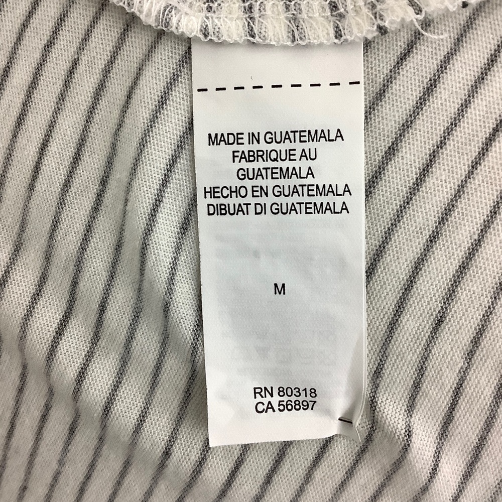 LUCKY BRAND Black-Striped Fearless Female Graphic Tee-Shirt 187 - Picture 6 of 10